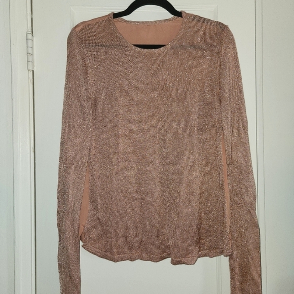 Metallic Knit Sweater